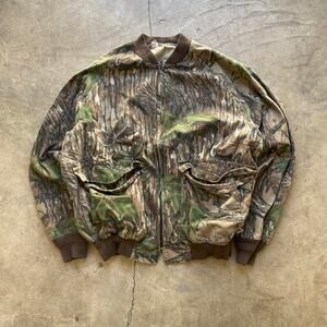 Vintage 90s Camo Bomber Jacket